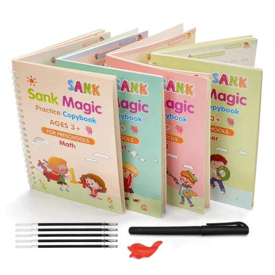 Kit Montessori de Escritura Reutilizable para Niños